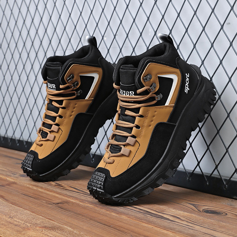 Men Fashion Korean Style - Men's Wide Width Hiking Shoes Non-Slip