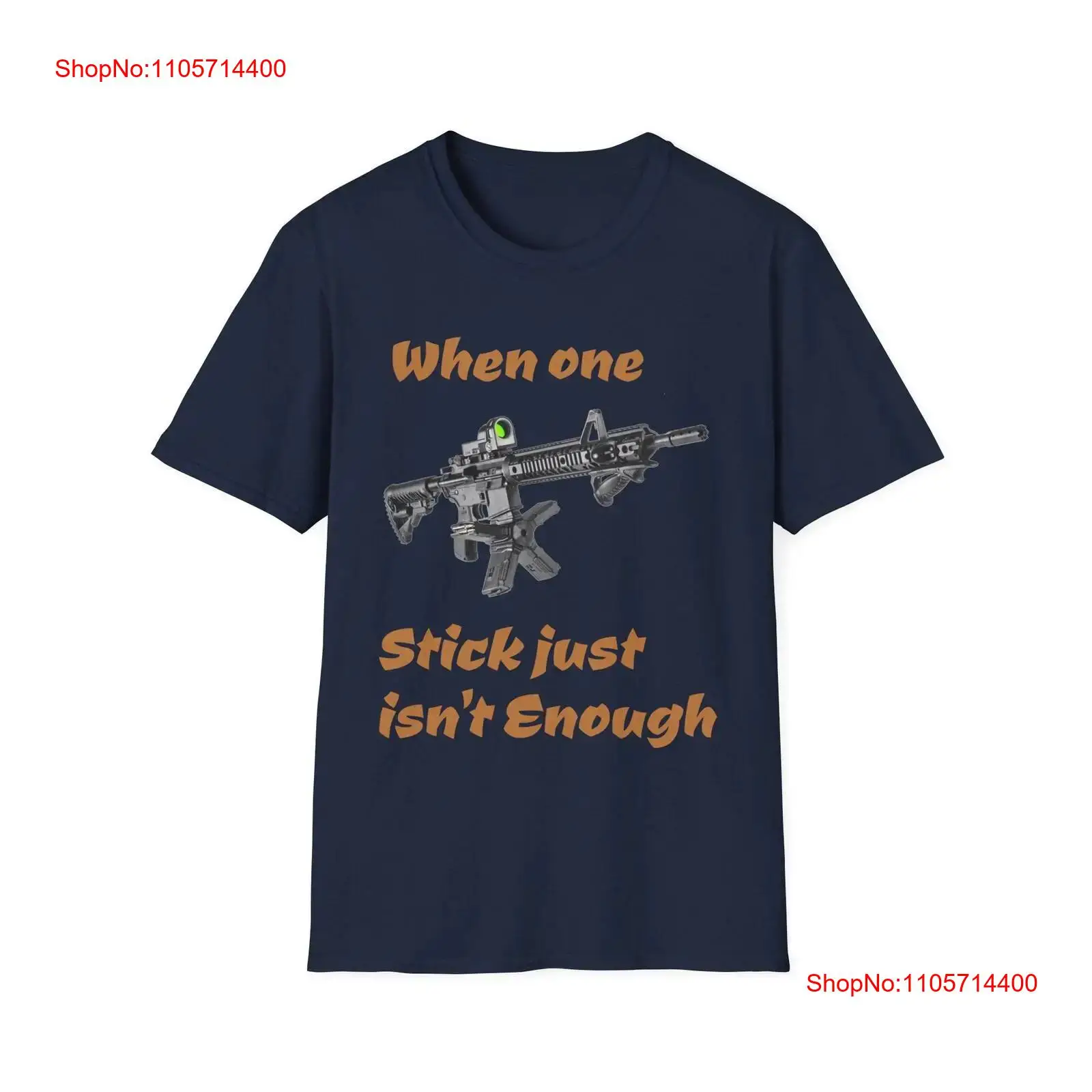 Mens Fashion Magazines - T Shirt assult rifle lyfe stick