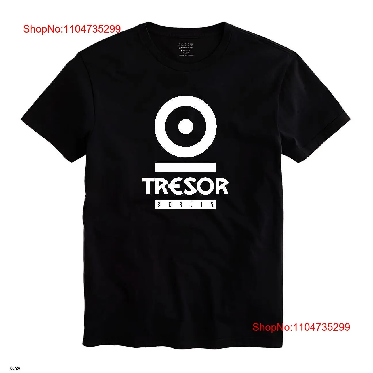 Mens Fashion Black Shirt - T shirt Tresor Berlin Men Black