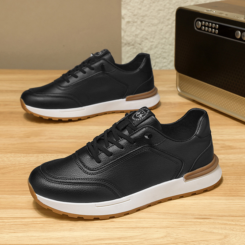 Men Fashion Korean Style - Trendy Men Shoes All Seasons Leather