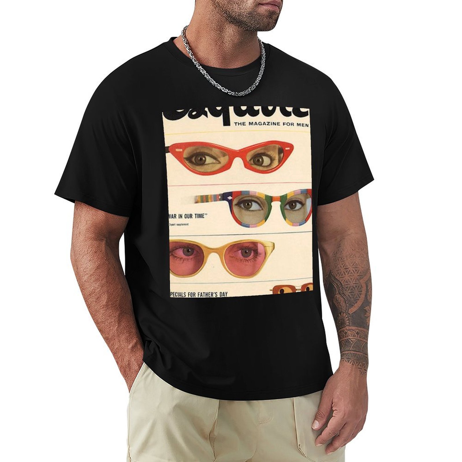 Mens Fashion Magazines - Esquire 1960s Magazine Sunglasses Retro Fashion