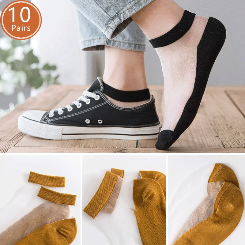 Socks Ankle Men - 10 Pairs Summer Mans Socks Thin
