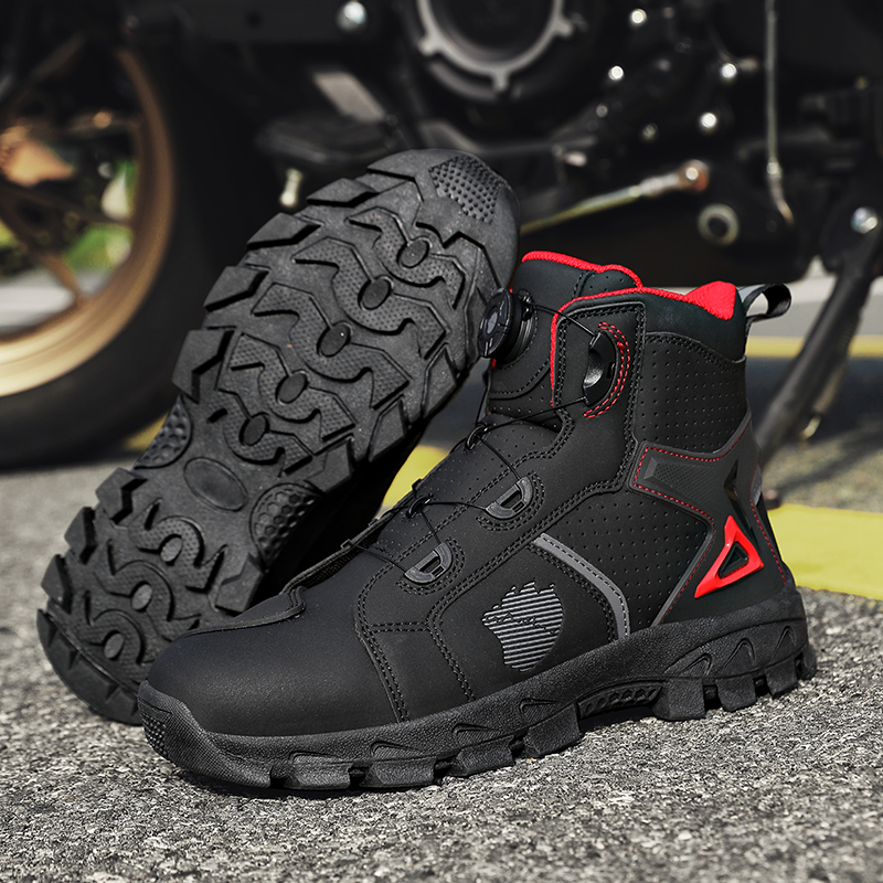 Fashion Men'S Boots - Professional Men's Motorcycle Boots Off-Road Racing