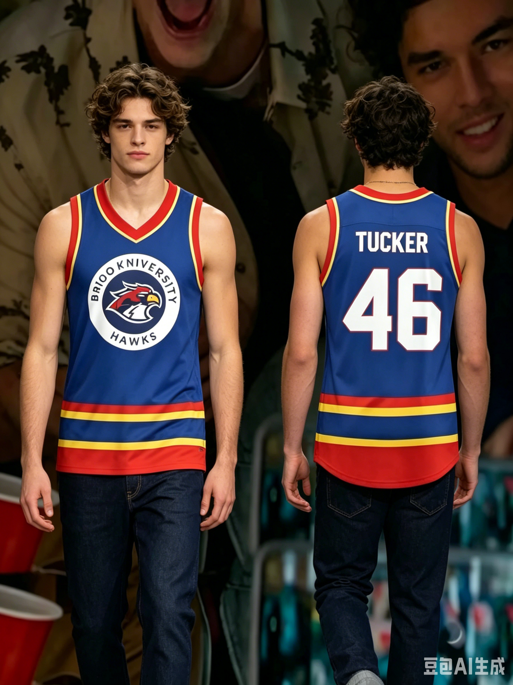 Men'S Fashion University - New Briar University Hawks Tucker 46