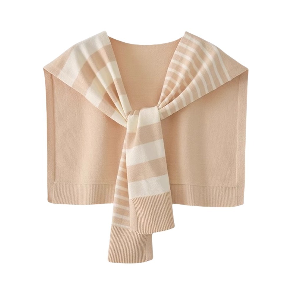 Men Fashion Korean Style - Simple Sunscreen Men Knitted Shawl Cloak
