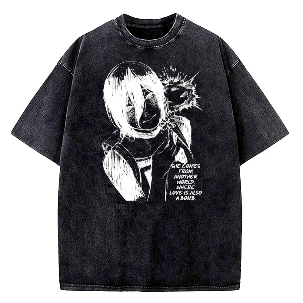 Men'S Fashion University - Reze Vintage Washed cotton teen University