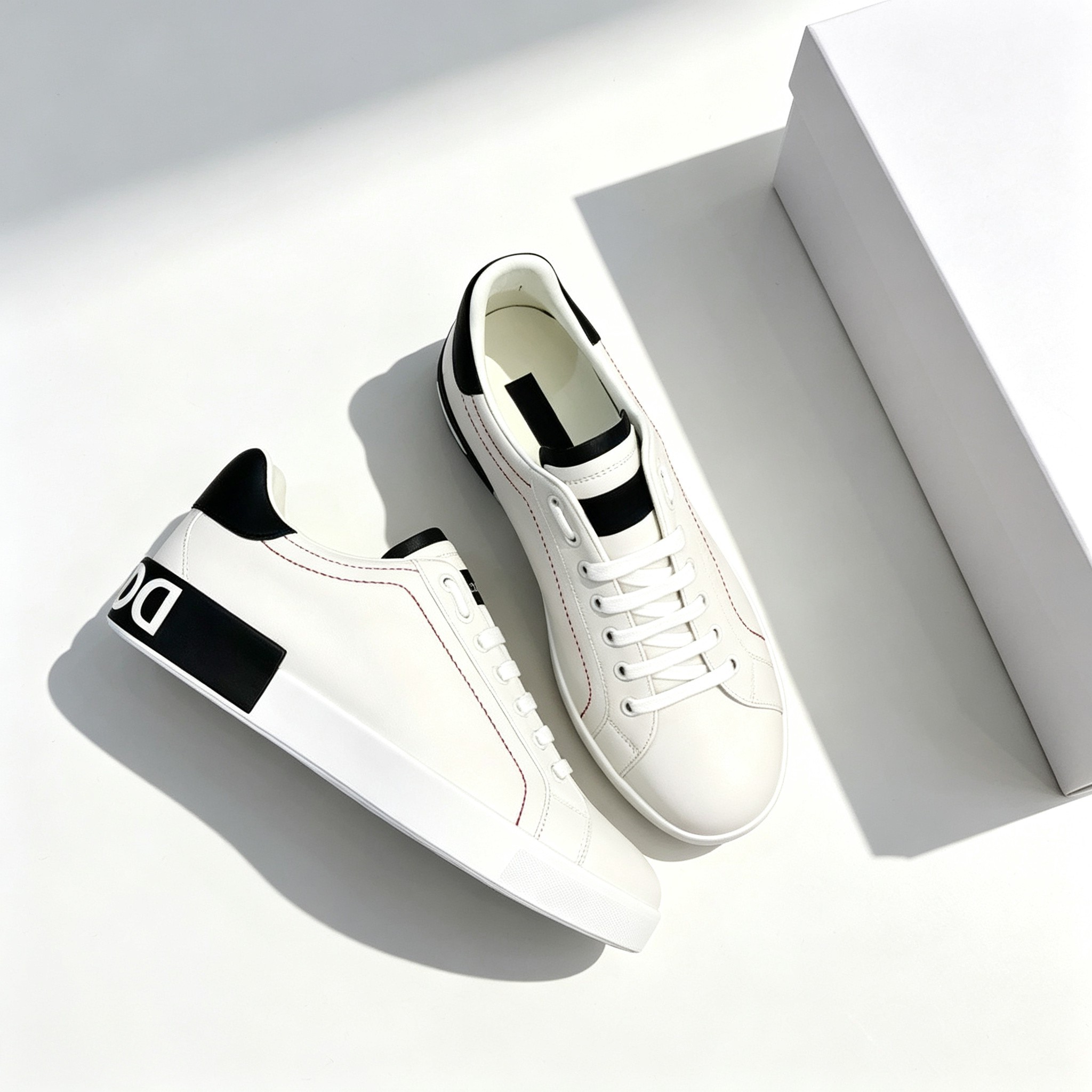 Men Fashion Korean Style - White Sports Casual Skate Sneakers Mens