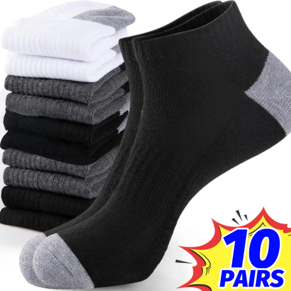 Socks Ankle Men - 1-10Pairs Breathable Mens Summer Socks Lightweight
