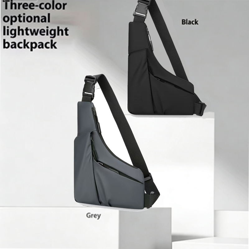 Crossbody Bag Men - Slim Thin Wear-resistant Chest Sling Bag