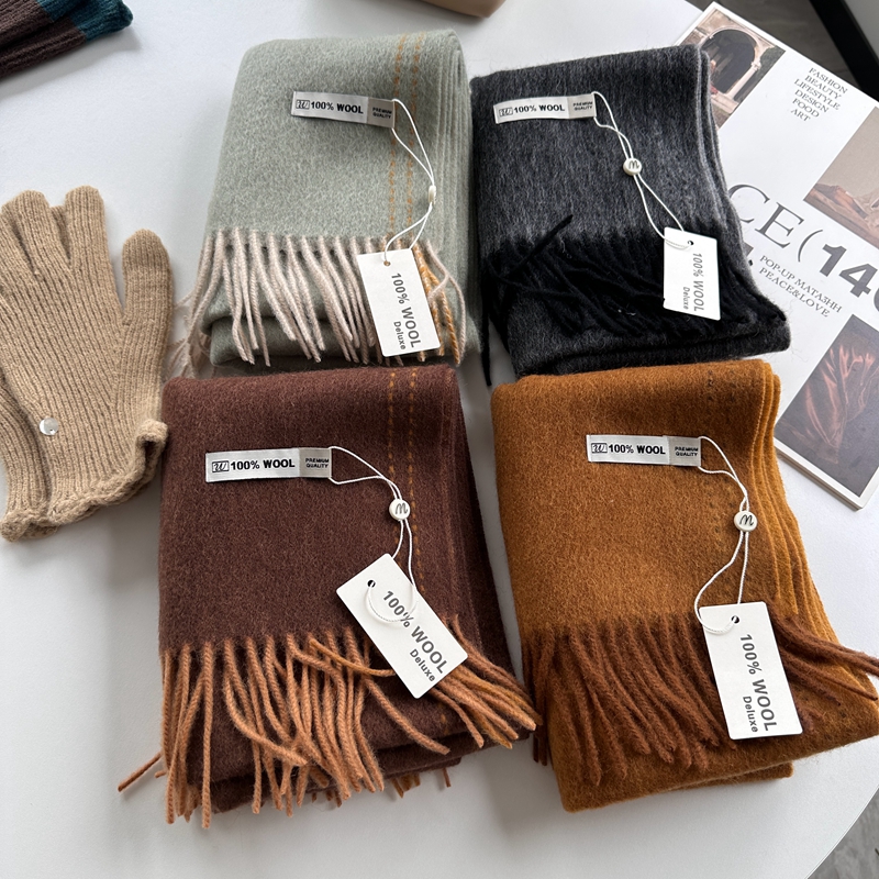 Men'S Fashion Korea - Elegant Good Quality 100% Wool Scarf