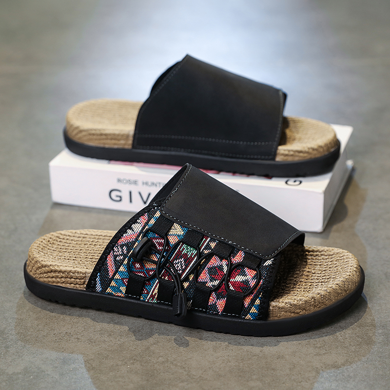 Men'S Fashion Plus - Men's slippers summer new breathable anti-slip