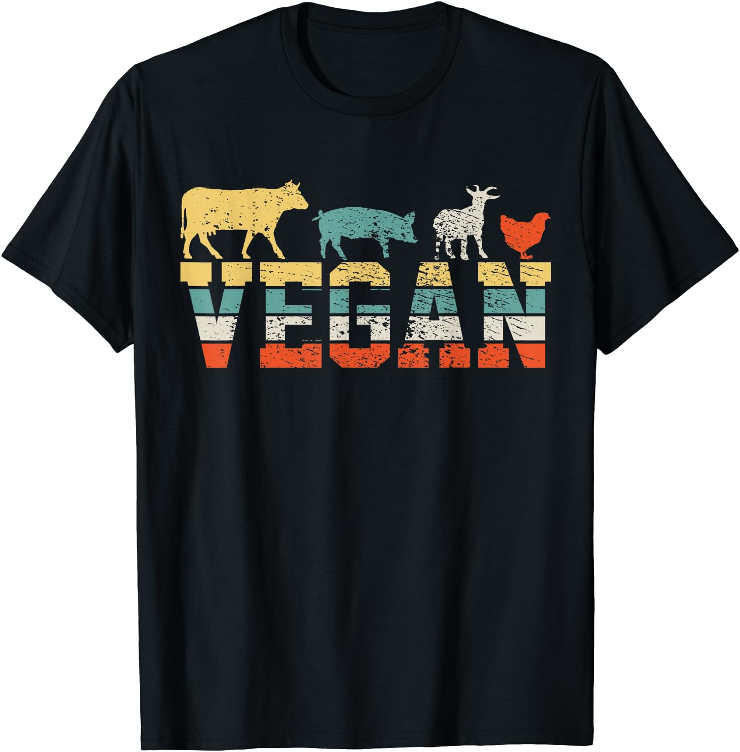 Mens Fashion Magazines - Vegan Vintage T-Shirt Summer Men T-shirts
