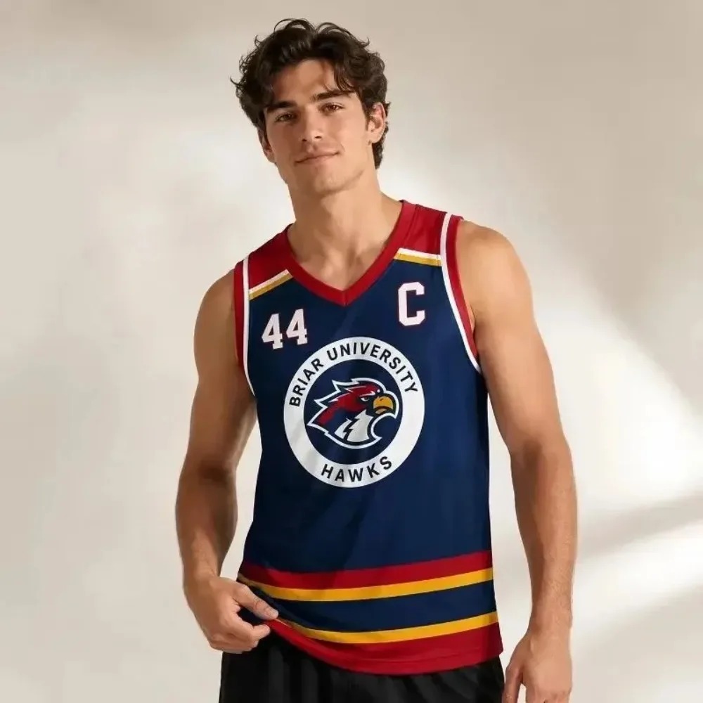 Men'S Fashion University - Briar University Graham 44 Basketball Jersey