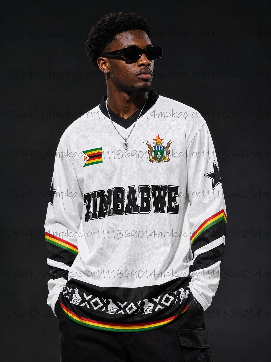 Mens Fashion Trend - Autumn Zimbabwe Ethnic Street Style Printed
