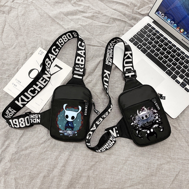 Crossbody Bag Men - Hollow Knight Shoulder Bag Sports Casual