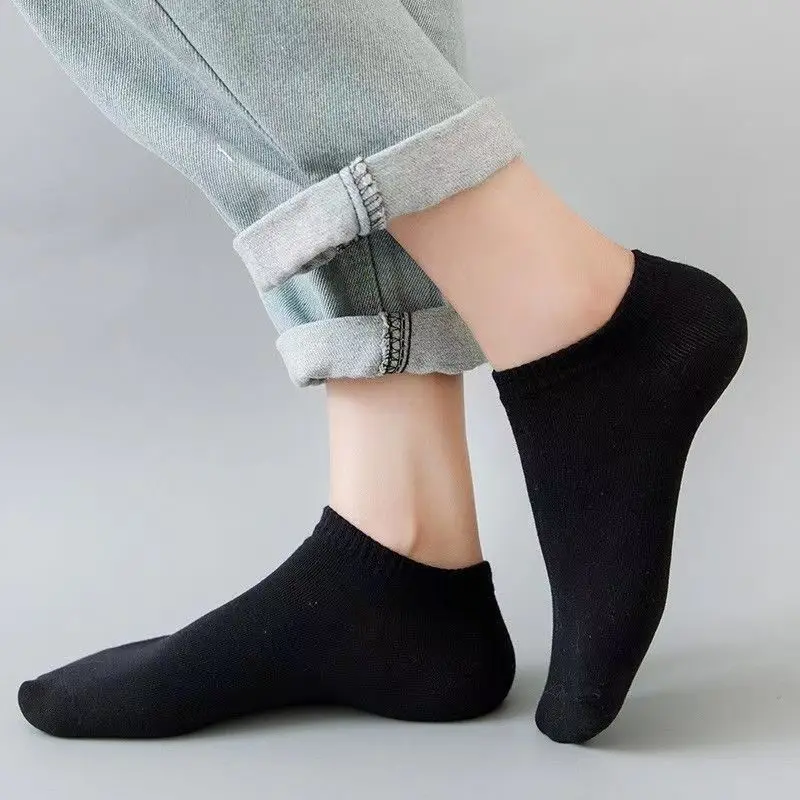 5 Pairs Unisex Casual Plain Co - Socks Ankle Men review and price