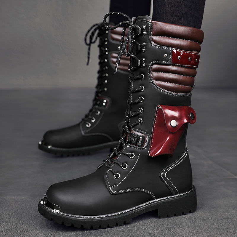Men's high top motorcycle boot - Fashion Men'S Boots review and price