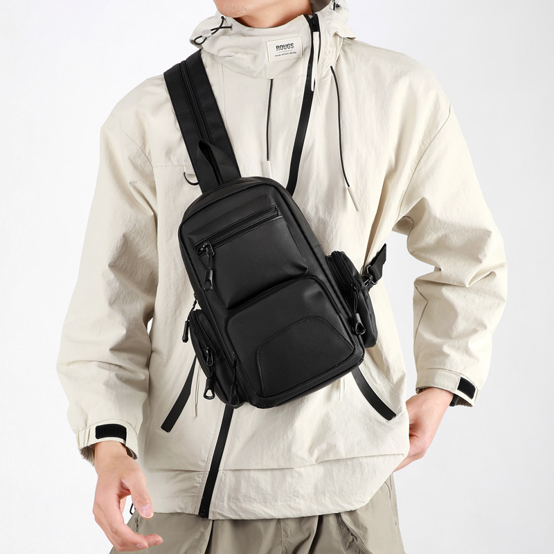 New Men's Chest Bag Casual Fas - Crossbody Bag Men review and price