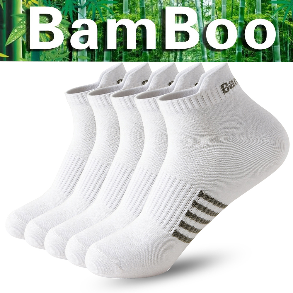 5 Pairs Men's Bamboo Fiber Soc - Socks Ankle Men review and price