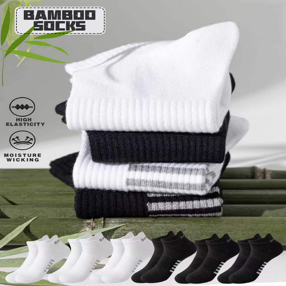5 Pairs Men's Bamboo Fiber Soc - Socks Ankle Men review and price
