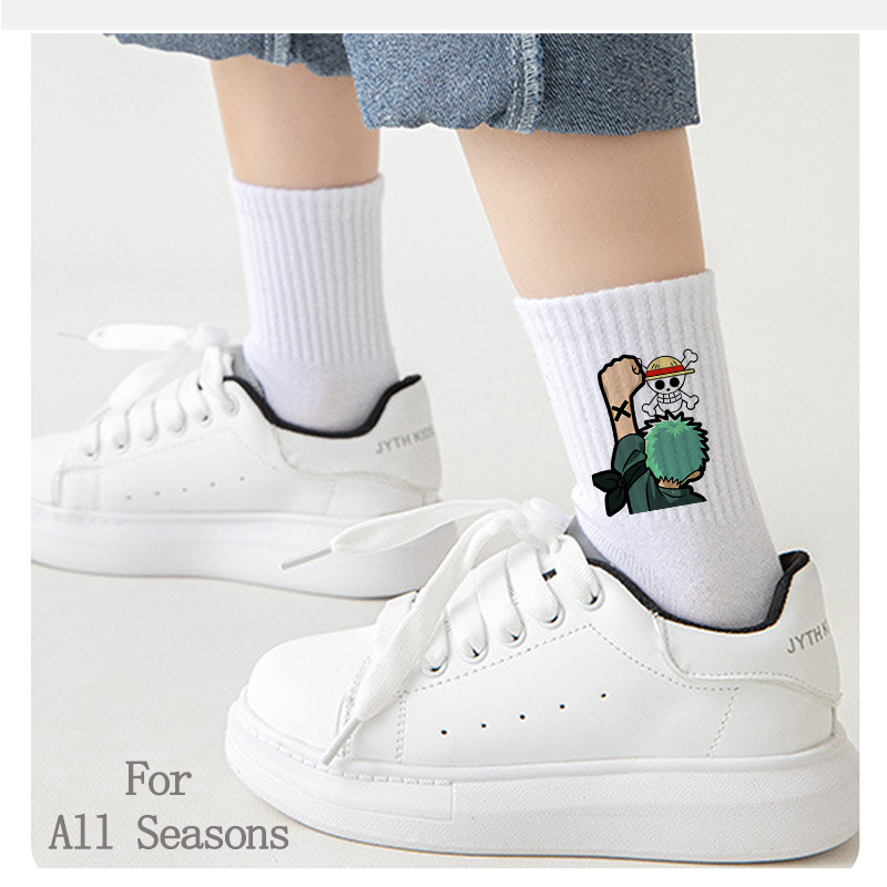 Anime One Piece Men Sport Long - Socks Ankle Men review and price