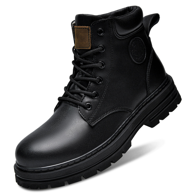 Big Size 49 50 Winter Black Le - Fashion Men'S Boots review and price