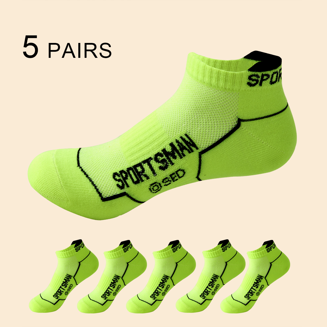 5 Pairs High Quality Men's Sum - Socks Ankle Men review and price