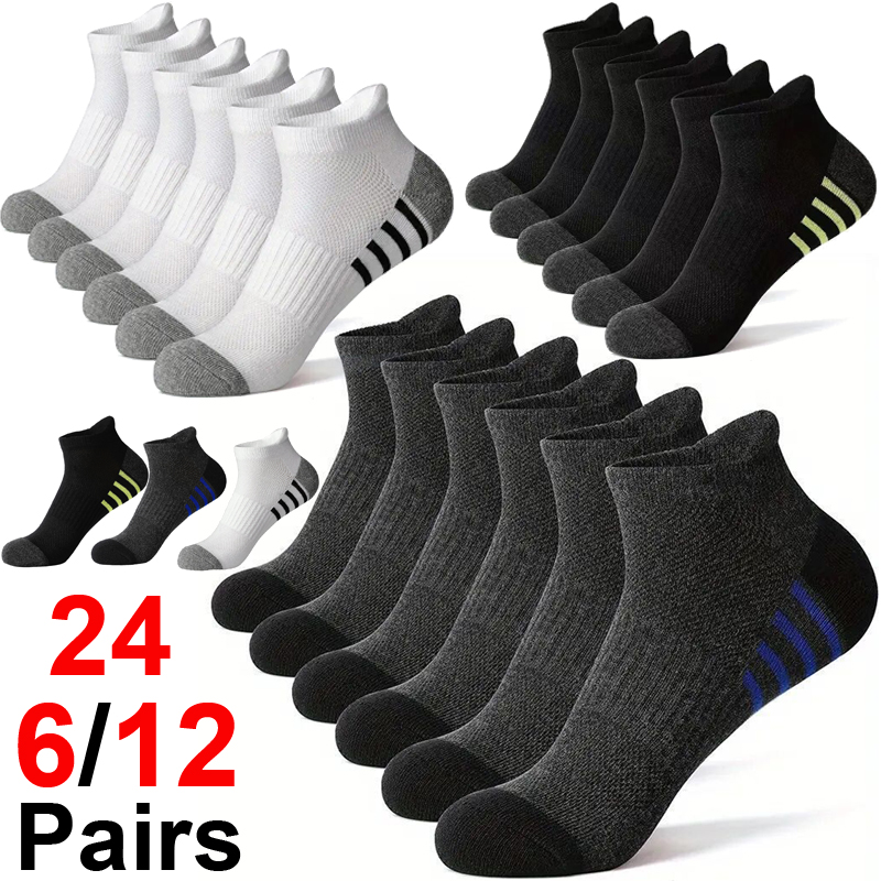 6/12/24Pairs Men's Sports Sock - Socks Ankle Men review and price