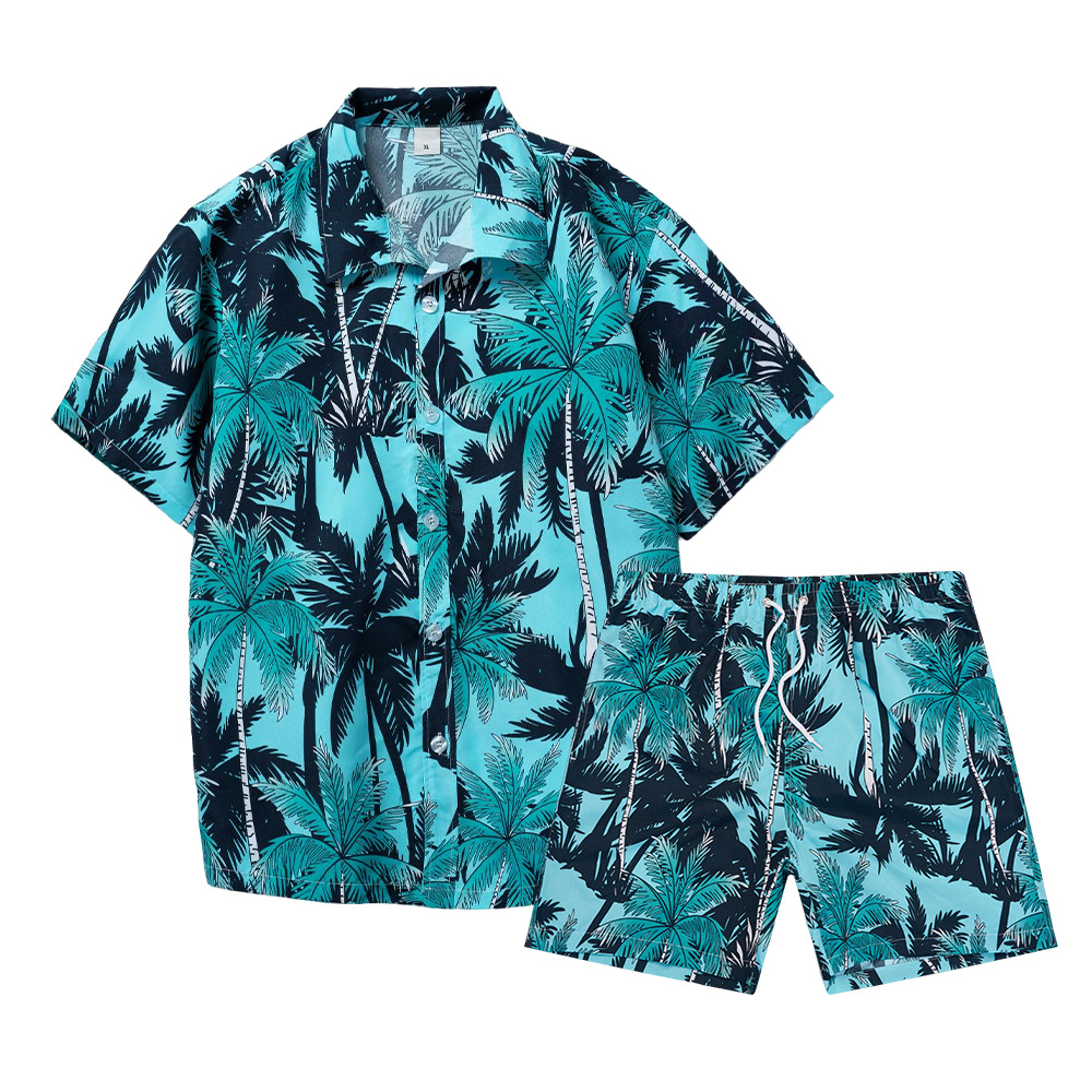 Hawaiian Coconut Tree 3D Print - Mens Fashion Suits review and price