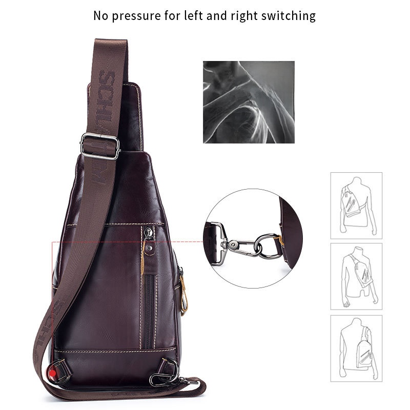 Sileidun Genuine Leather Cross - Crossbody Bag Men review and price