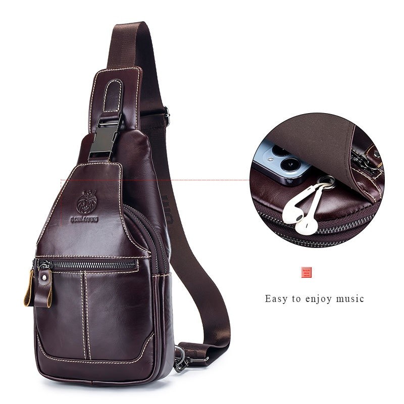 Sileidun Genuine Leather Cross - Crossbody Bag Men review and price