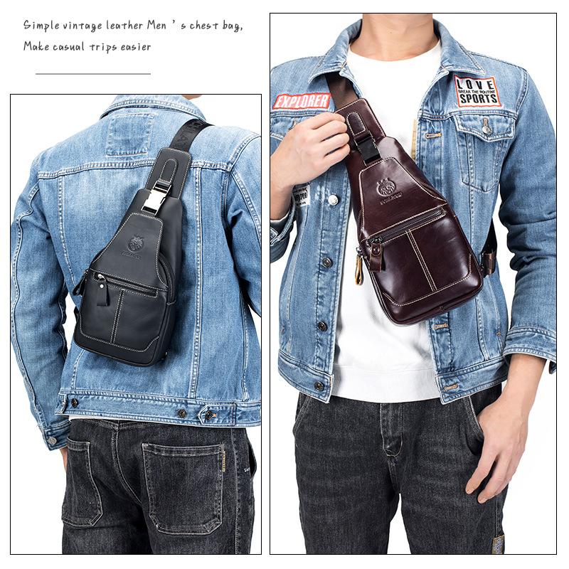 Sileidun Genuine Leather Cross - Crossbody Bag Men review and price