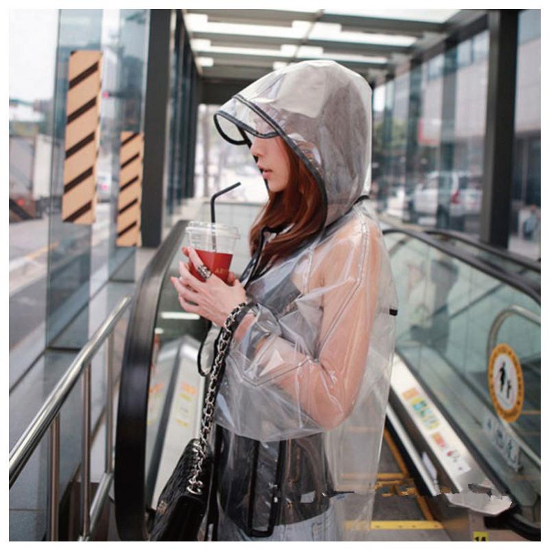 Transparent PVC Fashion Rain P - Mens Fashion Poncho review and price
