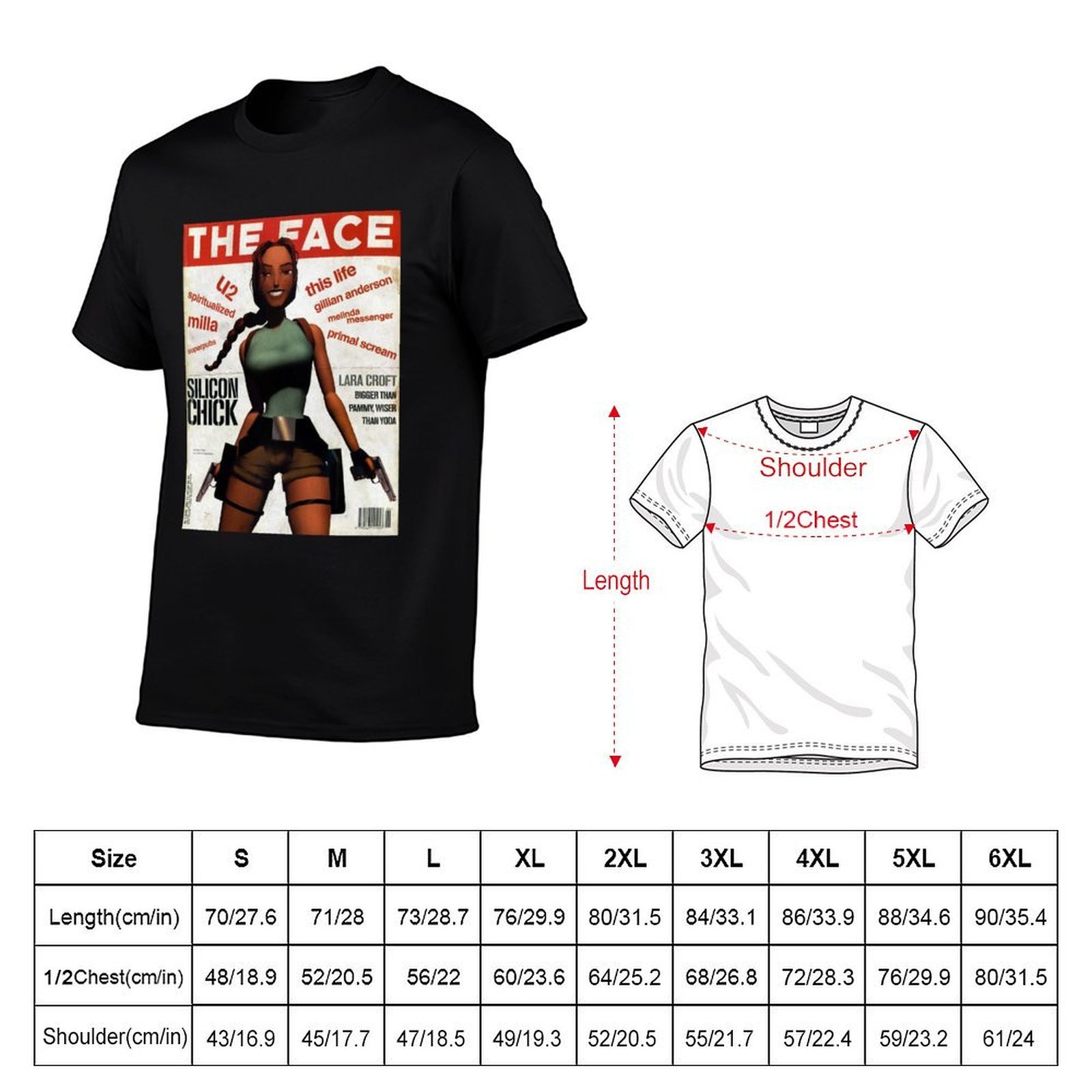 Lara Croft Retro Magazine Prin - Mens Fashion Magazines review and price