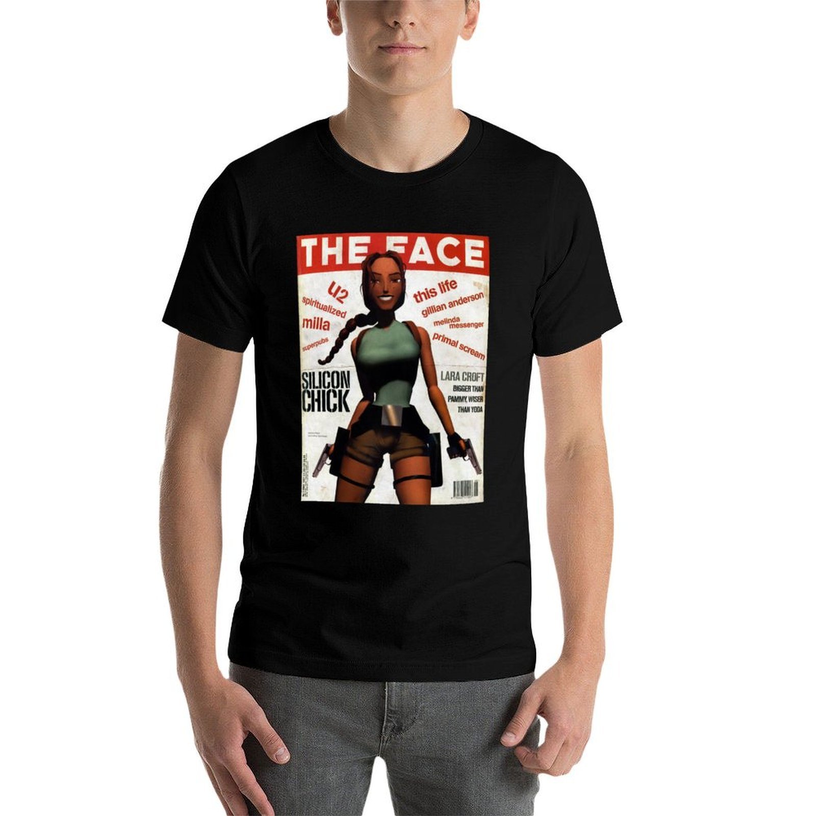 Lara Croft Retro Magazine Prin - Mens Fashion Magazines review and price