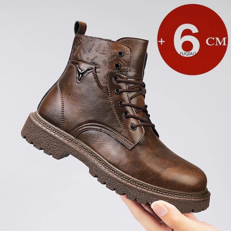 6cm Invisible Height Increasin - Fashion Men'S Boots review and price