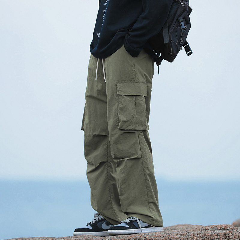 Men's Loose Cargo Pants Korean - Men Fashion Korean Style review and price