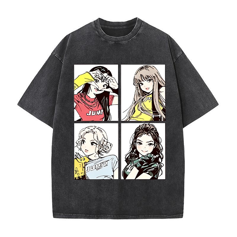 BlackPink Retro Fashion Tees f - Men Fashion Korean Style review and price