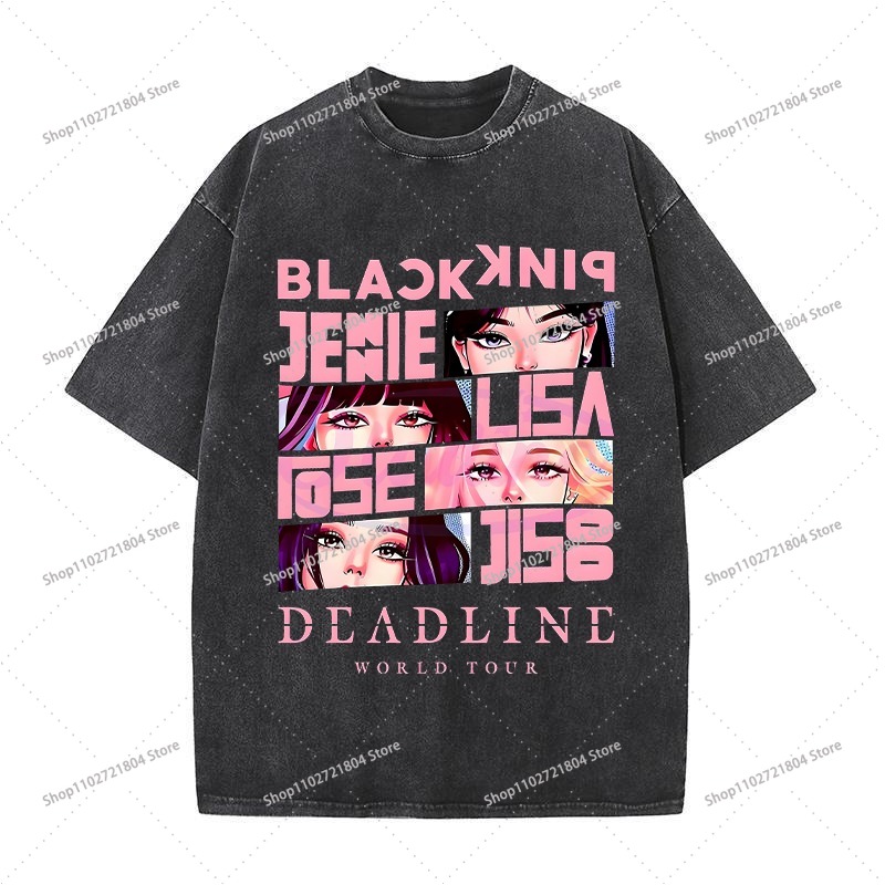 BlackPink Retro Fashion Tees f - Men Fashion Korean Style review and price