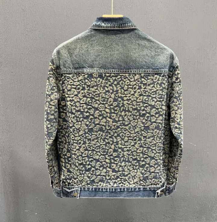 New Men's Trendy Cool Denim Ja - Men Fashion Korean Style review and price