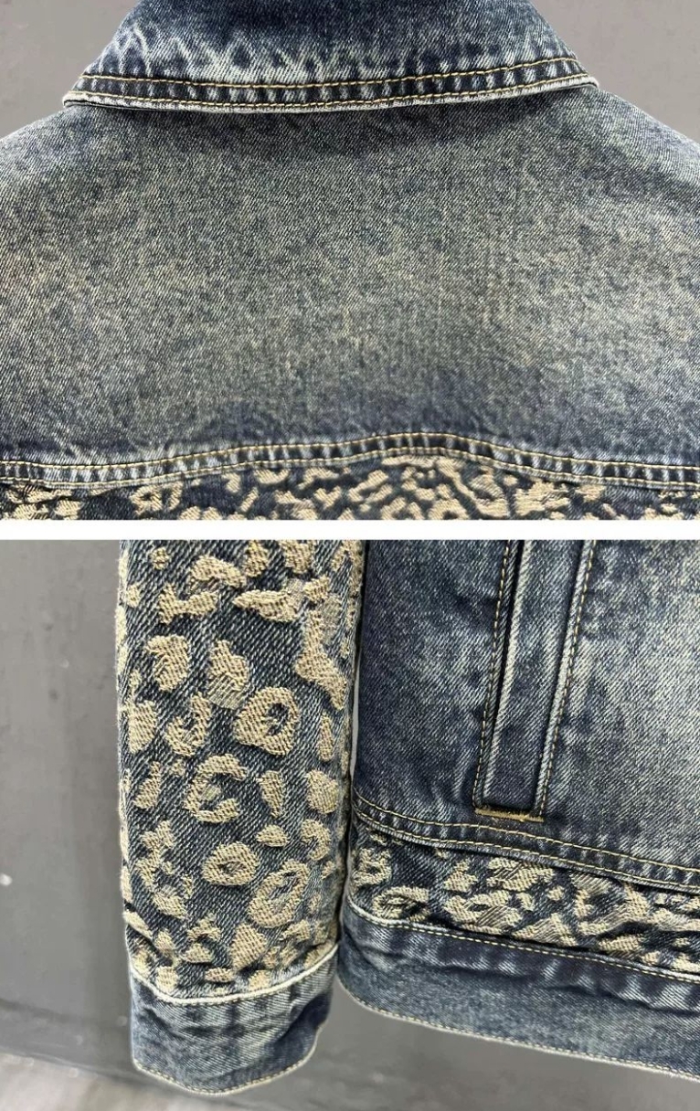 New Men's Trendy Cool Denim Ja - Men Fashion Korean Style review and price