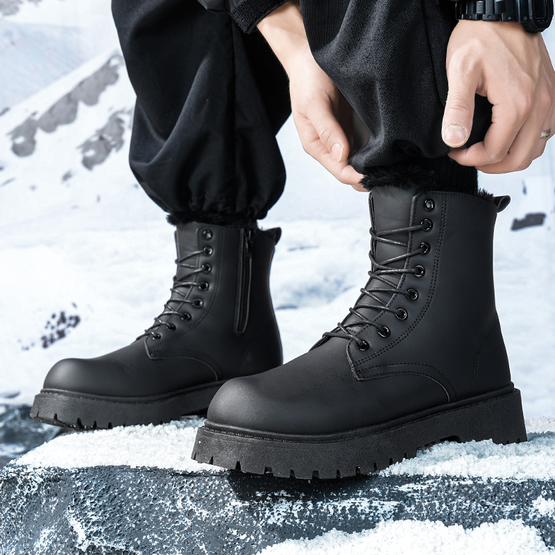 Men's warm plush high-top boot - Men'S Fashion Plus review and price