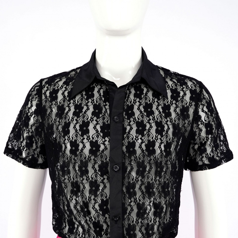 Movie Elvis Presley Costume Pi - Mens Fashion Black Shirt review and price