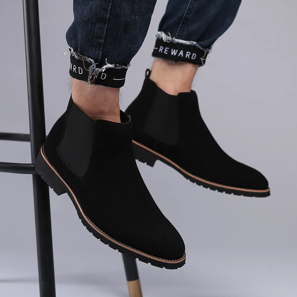 Men Ankle Boots British Style  - Fashion Men'S Boots review and price