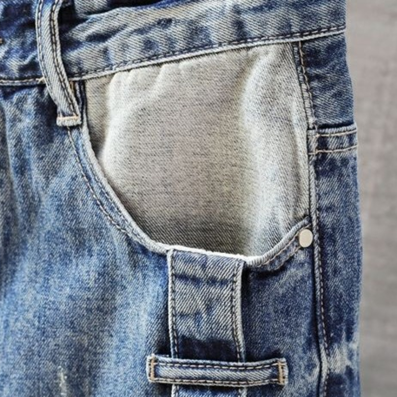 Men's Short Jeans Pants with P - Men'S Fashion Korea review and price