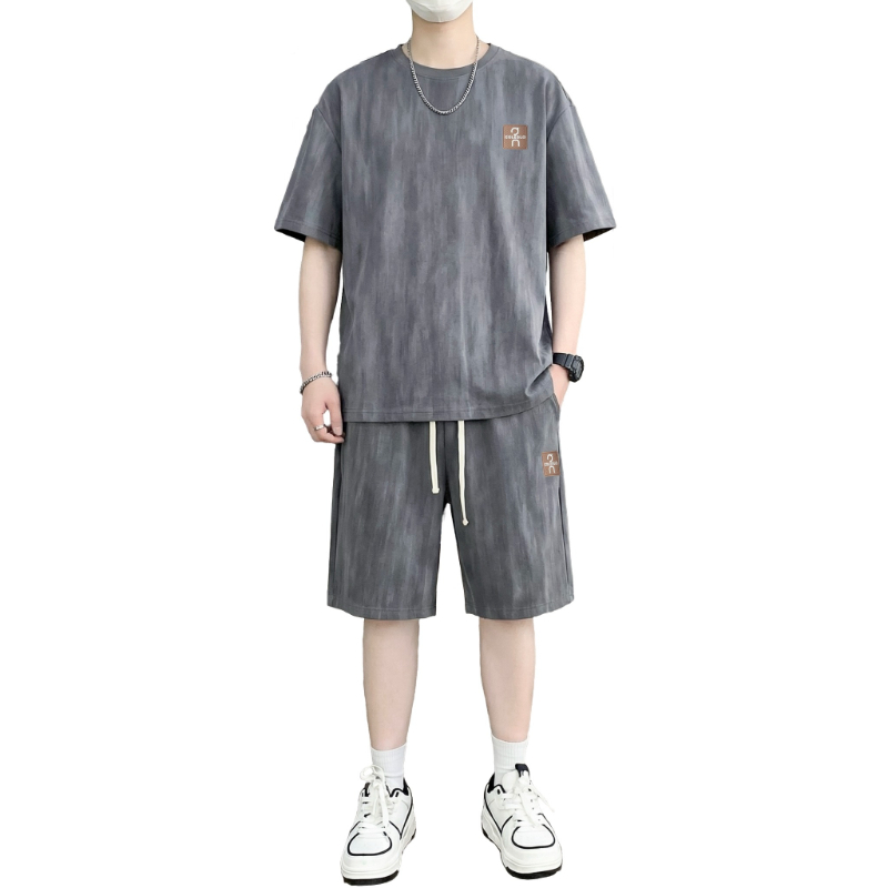 【T-Shirt + 5-Point Shorts】Men' - Mens Fashion Suits review and price