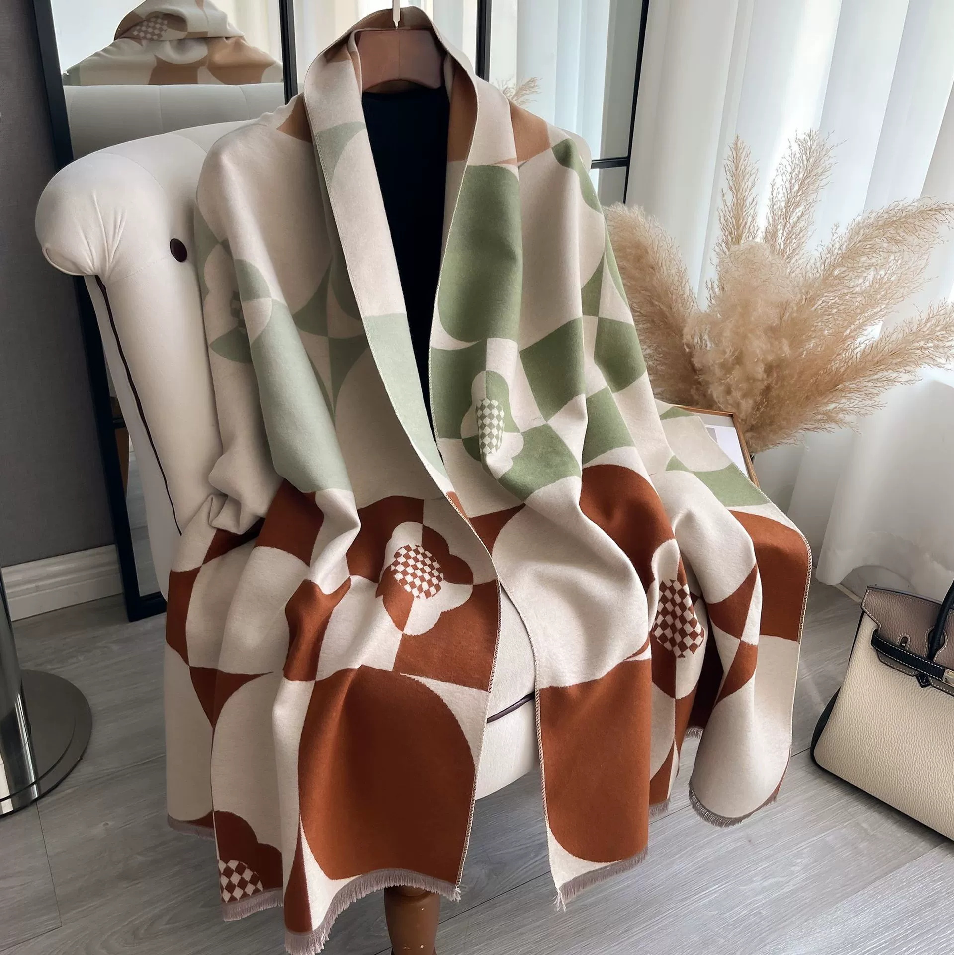 New Women Men Thick Warm Scarv - Mens Fashion Poncho review and price