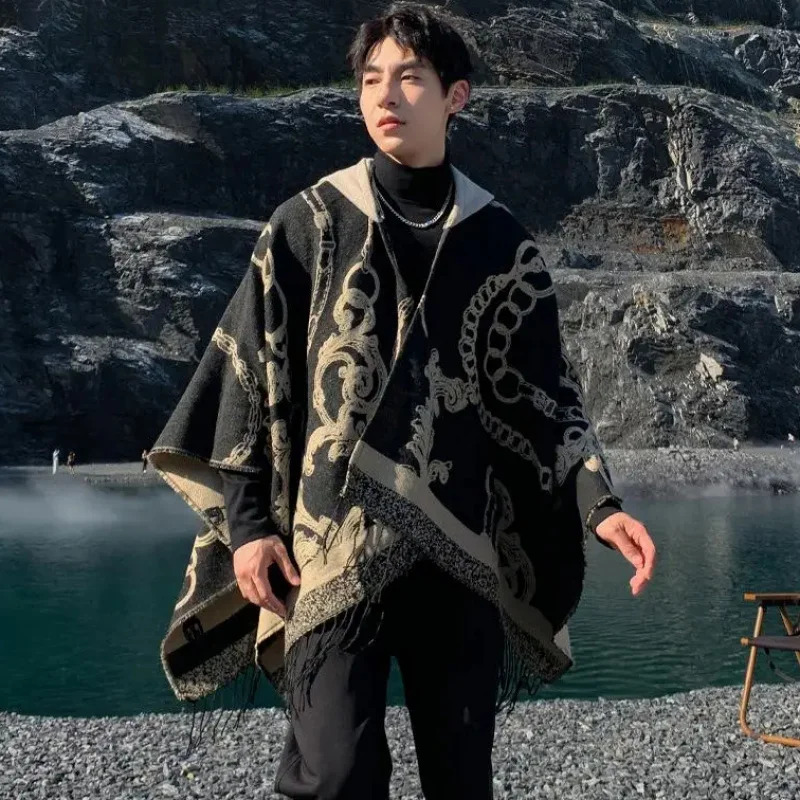 2026 Women Coat Cape Coat Men  - Mens Fashion Poncho review and price