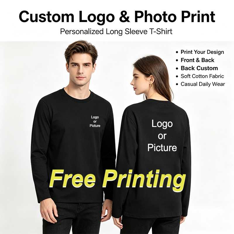 Customized Cotton Long Sleeve  - Mens Fashion Trend review and price