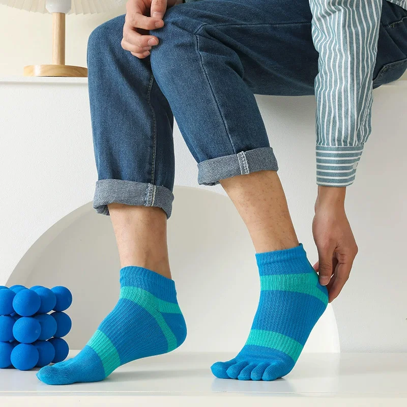1/5 Pairs Mans Five Finger Ank - Socks Ankle Men review and price